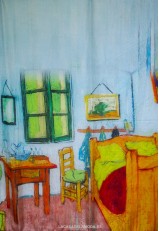 Pañuelo seda Van Gogh habitación